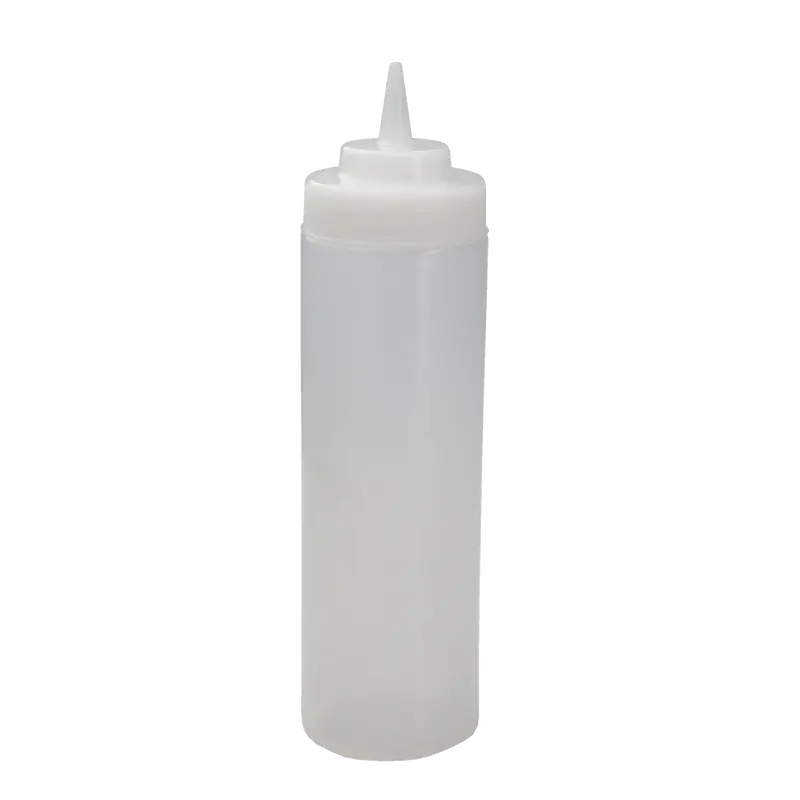 24 OZ CLEAR WIDE MOUTH SQUEEZE BOTTLE