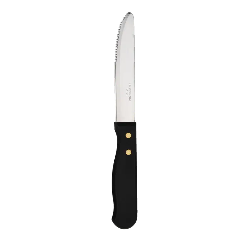 11 INCH ROUND TIP JUMBO STEAK KNIFE WITH PLASTIC HANDLE