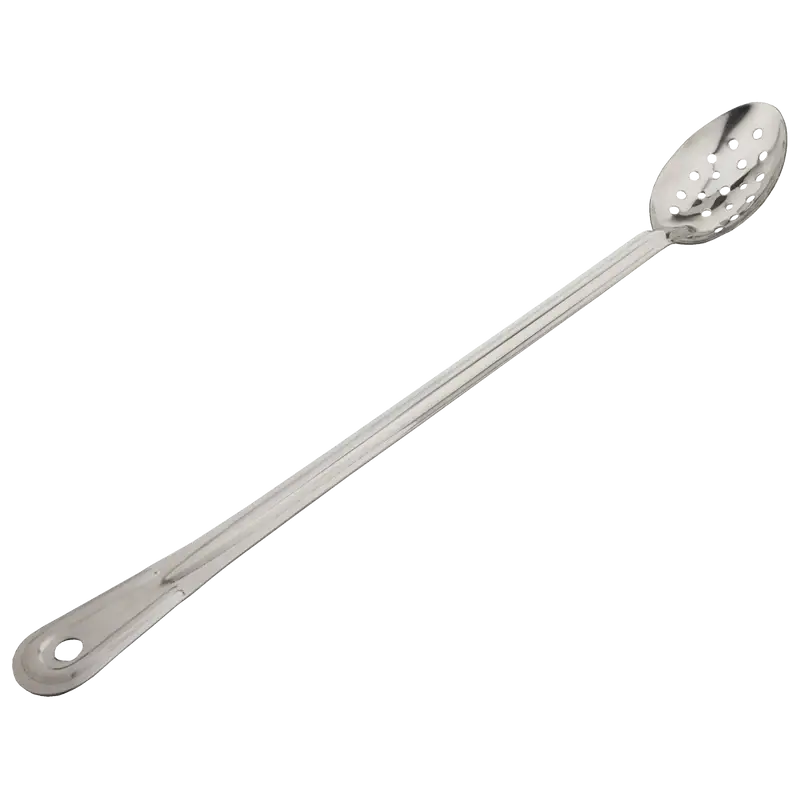 21 INCH STAINLESS STEEL PERFORATED BASTING SPOON