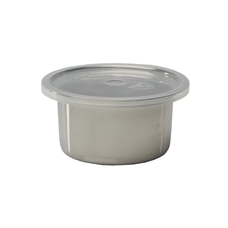 0.6 QT STAINLESS STEEL SALAD CROCK WITH LID