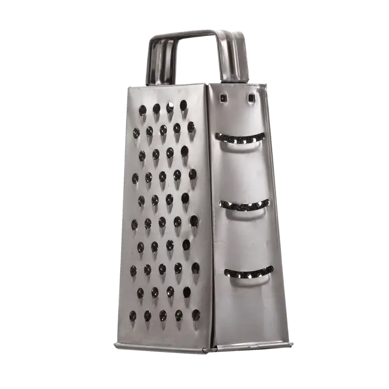 STAINLESS STEEL FOUR SIDED TAPERED GRATER