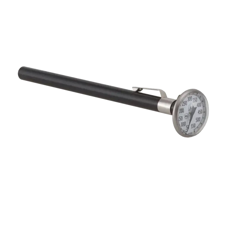 DIAL POCKET THERMOMETER WITH 50 TO 550 F TEMPERATURE RANGE