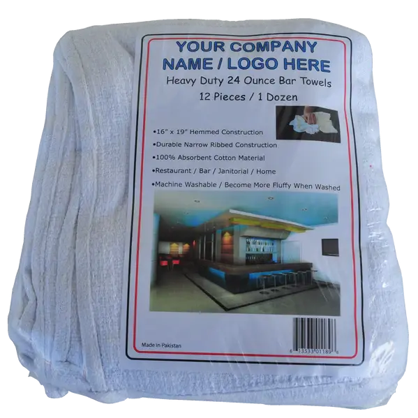 (12) 19 OZ BAR MOP TOWELS - 16 X 19 INCH