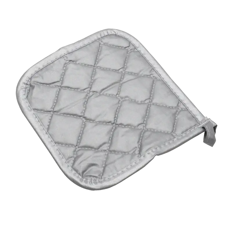 7 INCH SQUARE SILICONE COATED POT HOLDER - HEAT RESISTANT TO 500 F