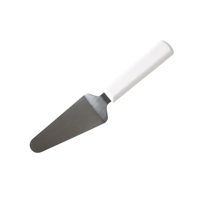 5 X 2 INCH STAINLESS STEEL PIE SERVER WITH POLYPROPYLENE HANDLE