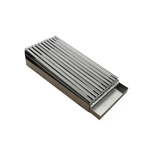 SERV-WARE 12 INCH ADD-ON BROILER TOP WITH GREASE TROUGH - NSF APPROVED