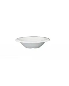 WHITE 8 OZ MELAMINE SALAD BOWL - 6 INCH WIDE