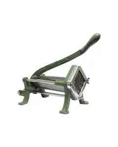 CAST IRON FRENCH FRY CUTTER WITH 1/4 INCH BLADES AND BLOCK