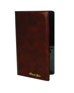 CHECK PRESENTATION COVER - BROWN