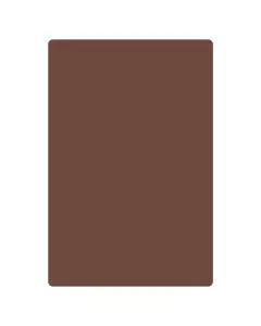 BROWN POLYPROPYLENE CUTTING BOARD - 15 X 20 X 1/2 - HACCP COLOR-CODED