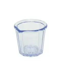 2 OZ CLEAR SYRUP PITCHER - 2-1/4 INCH DIAMETER X 2 INCHES TALL