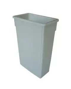 23 GALLON SLIM JIM TRASH CAN - GRAY
