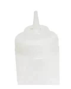 16 OZ CLEAR WIDE MOUTH SQUEEZE BOTTLE