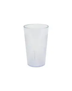 5 OZ PEBBLED TUMBLER - CLEAR