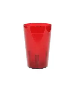 9-1/2 OZ PEBBLED TUMBLER - RED