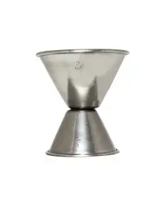 1 AND 2 OZ STAINLESS STEEL JIGGER