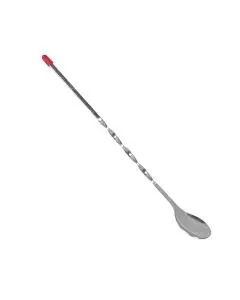 12 INCH STAINLESS STEEL DELUXE BAR SPOON WITH TWISTED HANDLE