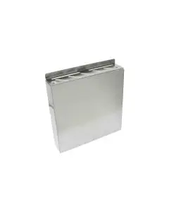 STAINLESS STEEL WALL MOUNT KNIFE RACK - HOLDS 10 KNIVES AND 2 BUTCHER STEELS