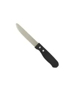 5 INCH ROUND TIP JUMBO STEAK KNIFE WITH PLASTIC HANDLE