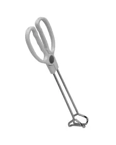 10 INCH SCISSOR TONG WITH PLASTIC HANDLE