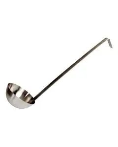 8 OZ TWO PIECE STAINLESS STEEL LADLE