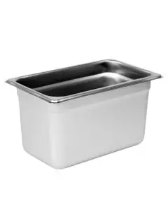 FOURTH SIZE 6 INCH DEEP ANTI-JAM STAINLESS STEEL STEAM TABLE PAN - 18/8 STAINLESS STEEL