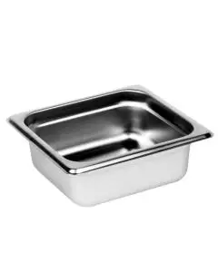 SIXTH SIZE 2-1/2 INCH DEEP ANTI-JAM STAINLESS STEEL STEAM TABLE PAN - 18/8 STAINLESS STEEL
