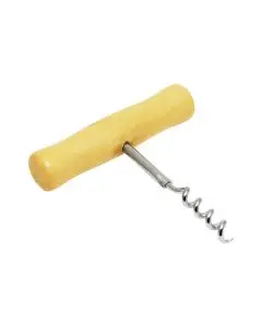 CORKSCREW WITH WOOD HANDLE