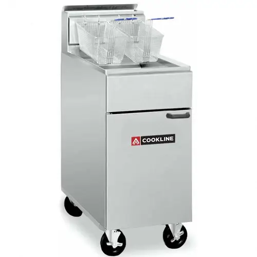 NEW 50 LB NATURAL GAS FRYER 90000 BTU