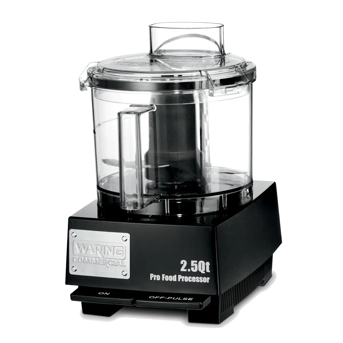 WARING 2-1/2 QT COMPACT PRO FOOD PROCESSOR WITH SEALED S-BLADE AND SEALED WHIPPING DISC - 3/4 HP - ETL APPROVED