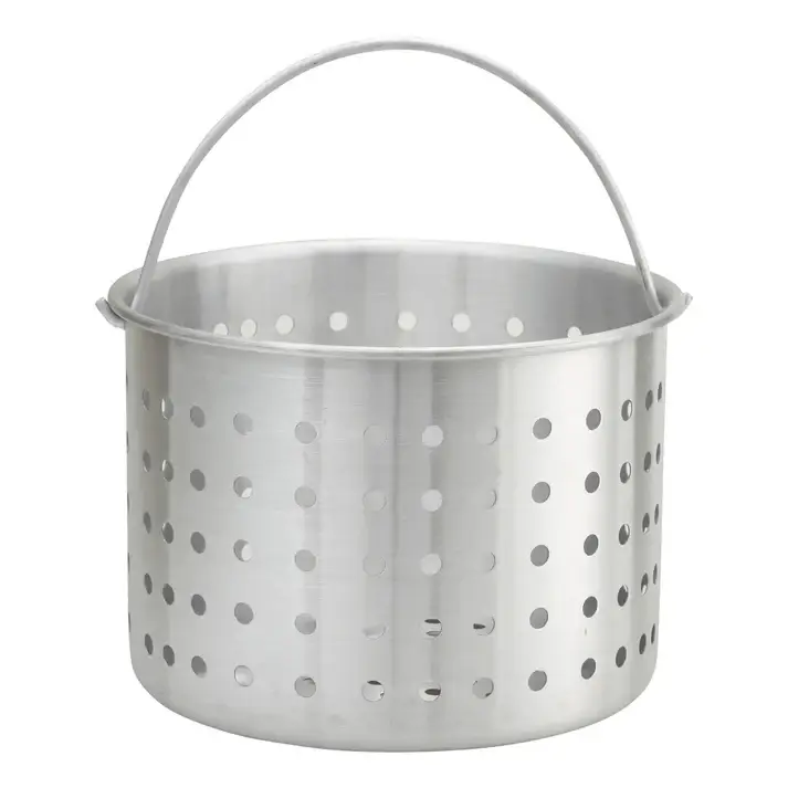30 QT ALUMINUM STEAMER BASKET FOR STOCK POTS