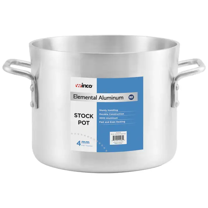 24 QT ALUMINUM STOCK POT