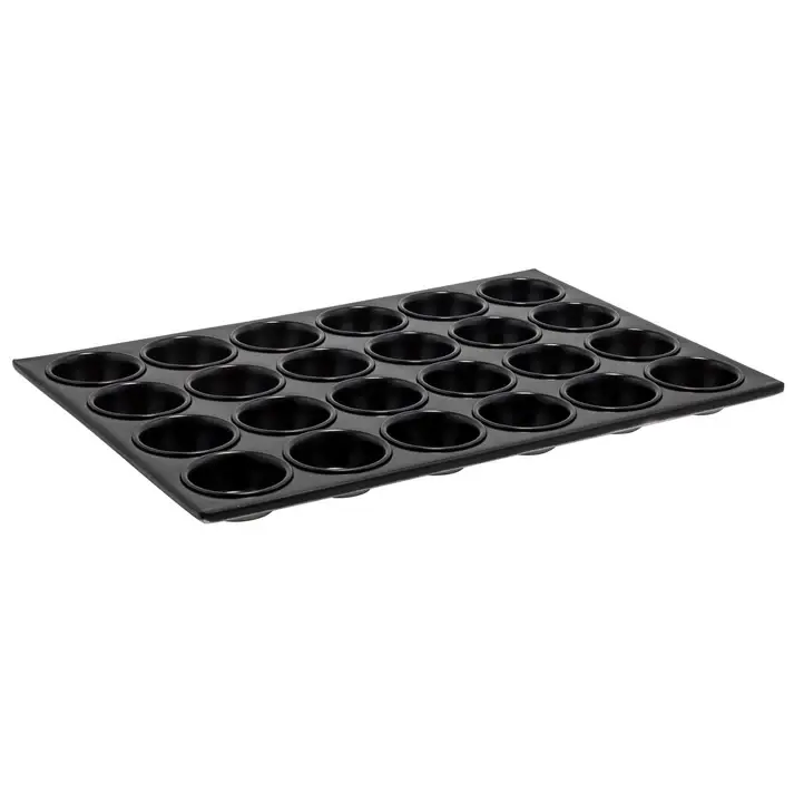 24 CUP ALUMINUM MUFFIN PAN WITH NON STICK COATING