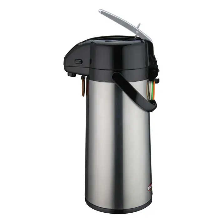 2.2 LITER GLASS LINED AIRPOT WITH LEVER TOP AND STAINLESS STEEL BODY