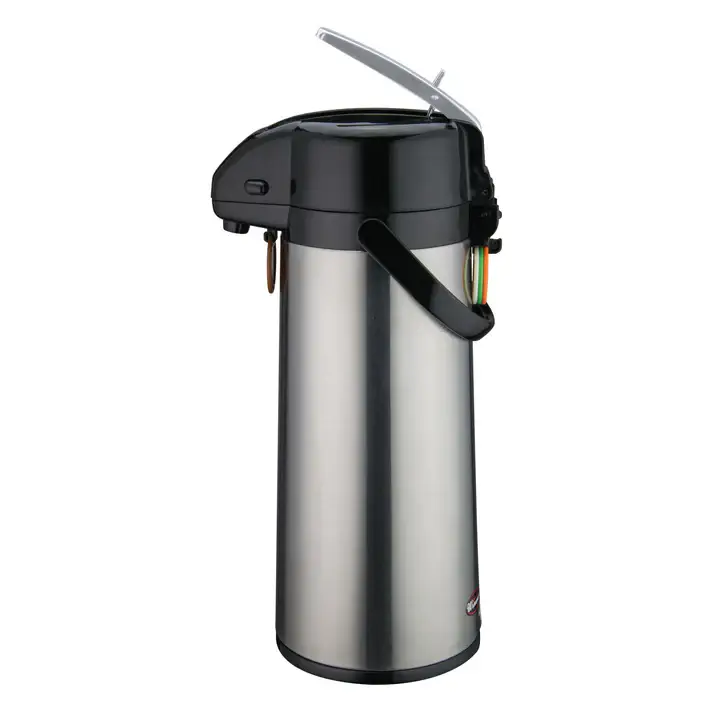 2.5 LITER GLASS LINED AIRPOT WITH LEVER TOP AND STAINLESS STEEL BODY