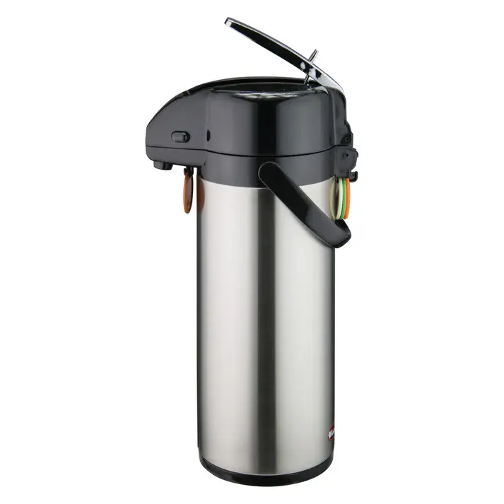 3 LITER STAINLESS STEEL LINED AIRPOT WITH LEVER TOP AND STAINLESS STEEL BODY