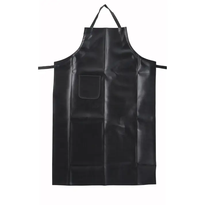 HEAVY VINYL BIB APRON WITH POCKET