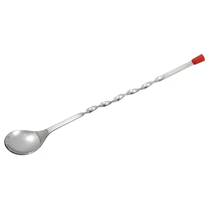 11 INCH STAINLESS STEEL DELUXE BAR SPOON WITH TWISTED HANDLE