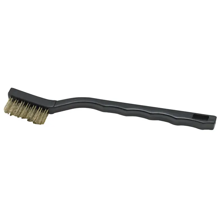 7 INCH MINI UTILITY BRUSH WITH BRASS BRISTLES