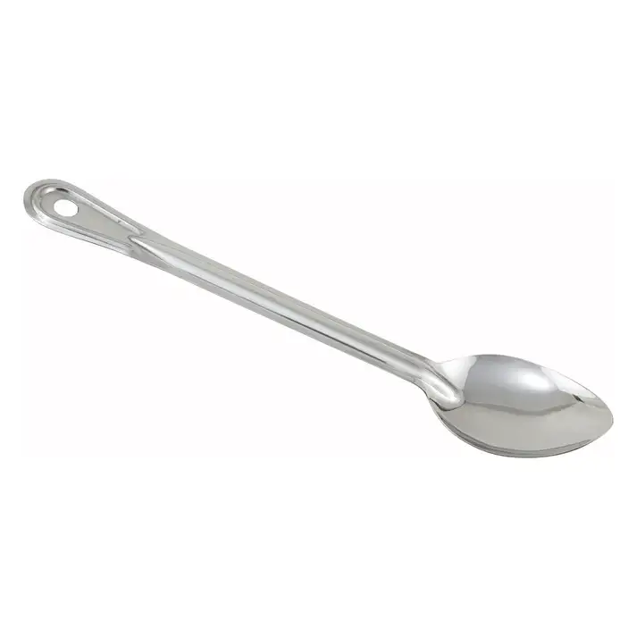 13 IN STAINLESS STEEL SOLID BASTING SPOON