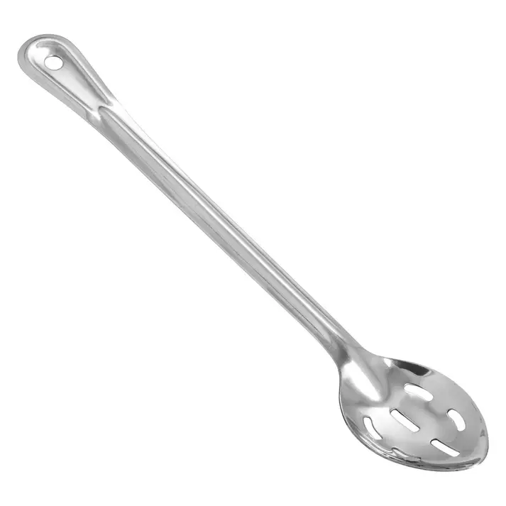 15 INCH STAINLESS STEEL SLOTTED BASTING SPOON