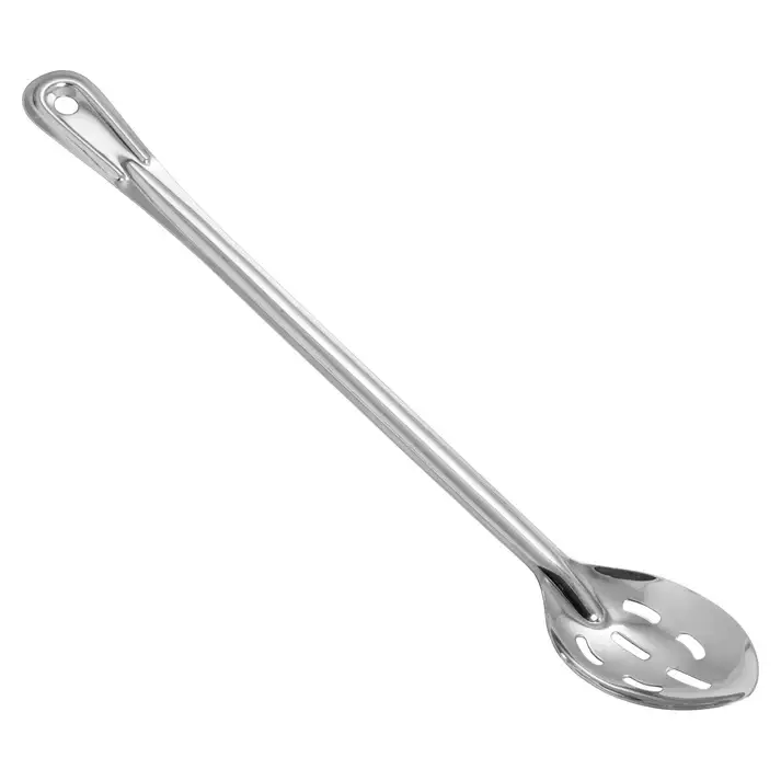 18 INCH STAINLESS STEEL SLOTTED BASTING SPOON