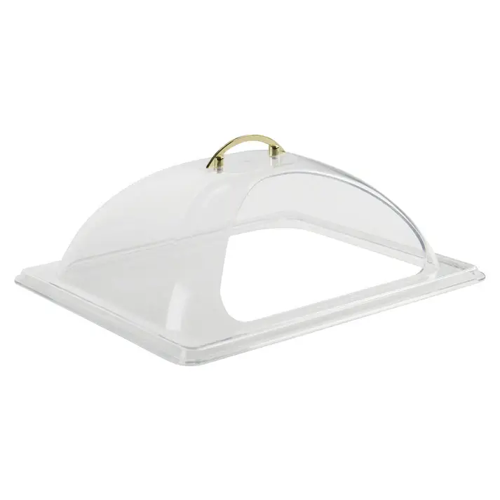 HALF SIZE POLYCARBONATE DOME COVER WITH CUT-OUT OPENING