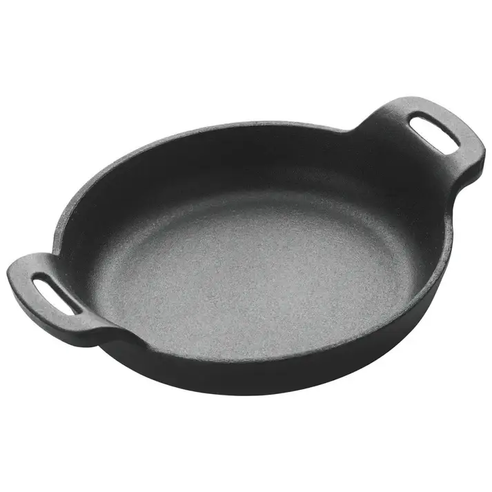 FIREIRON 14 OZ MINI CAST IRON ROUND SERVER - 6-3/8 INCH