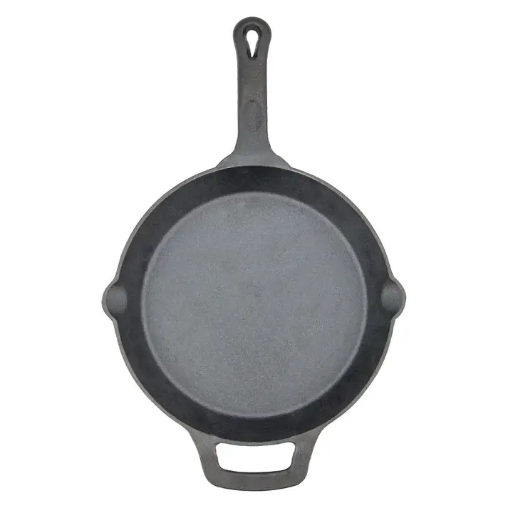 FIREIRON 10 INCH PRE SEASONED CAST IRON SKILLET WITH HELPER HANDLE