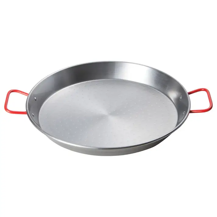 23-5/8 INCH POLISHED CARBON STEEL PAELLA PAN