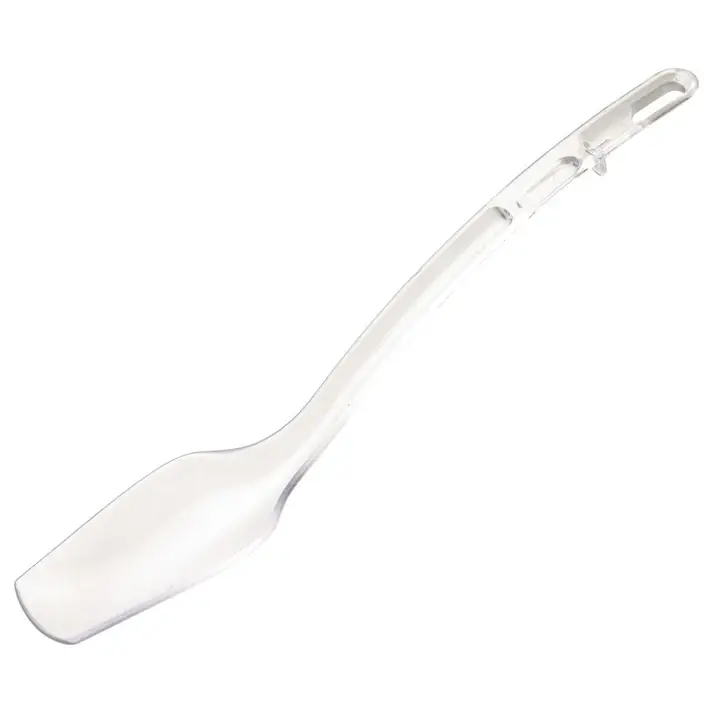 3/4 OZ CLEAR POLYCARBONATE BUFFET SPOON WITH 10 INCH HANDLE