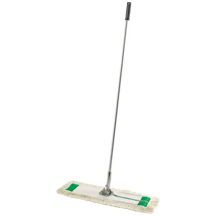 24 X 5 INCH DUST MOP WITH 60 INCH ALUMINUM HANDLE - COMES WITH FRAME; MOP HEAD; AND HANDLE