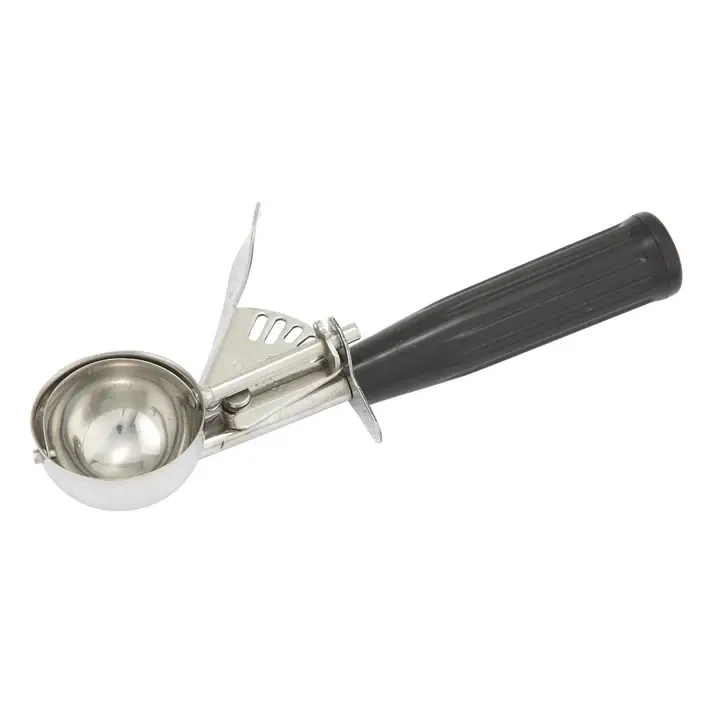 1.25 OZ  BLACK LEVER DISHER- 1-7/8 INCH DIAMETER