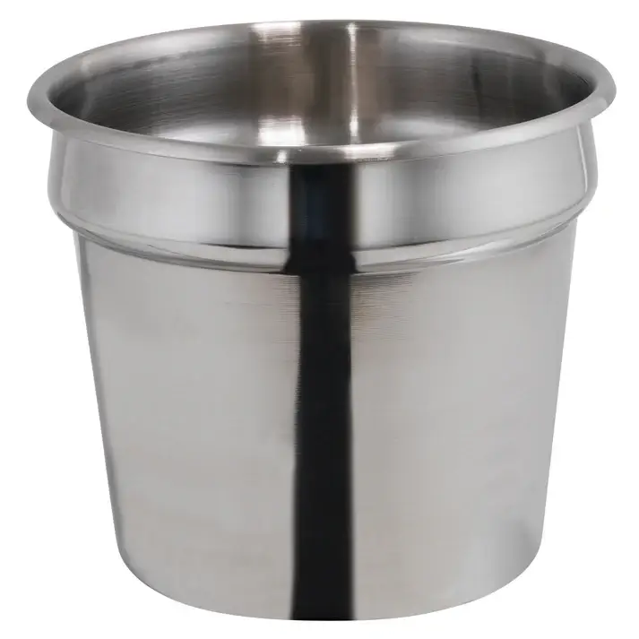 7 QT STAINLESS STEEL INSET PAN